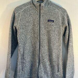 Patagonia Heather Gray Fleece Jacket